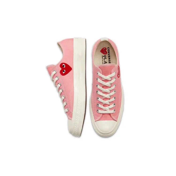 Converse x COMME des GARCONS PLAY Chuck 70 Low “Bright Pink” Converse x COMME des GARCONS PLAY Chuck 70 Low “Bright Pink”