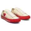 Converse x COMME des GARCONS PLAY Chuck 70 Low “Pristine Red”