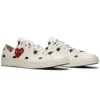 Converse x COMME des GARCONS PLAY Chuck 70 Low “White Polka Dot”