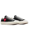 Converse x Comme des Garcons PLAY Chuck 70 Ox “Single Heart Black”