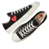Converse x Comme des Garcons PLAY Chuck 70 Ox “Single Heart Black”