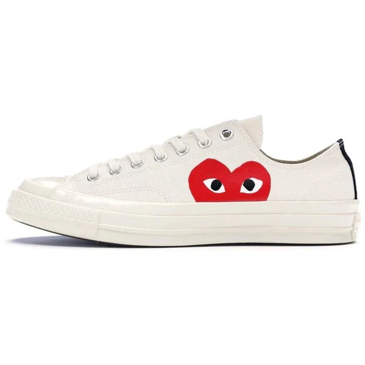 Converse x COMME des GARCONS PLAY Chuck 70 Ox “White” Converse x COMME des GARCONS PLAY Chuck 70 Ox “White”