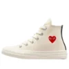 Converse x Comme des Garcons PLAY Single Heart Chuck 70 Hi “Milk”