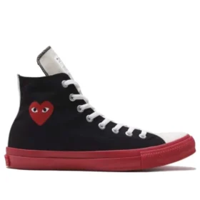 Converse x COMME des GARONS PLAY Chuck Taylor High “Black Red”
