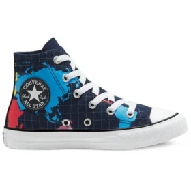 Converse x Geography Class Chuck Taylor All Star High “Blue Red Yellow”