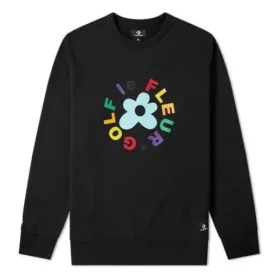 Converse x Golf Le Fleur Crew Sweatshirt Asia Sizing “Black”