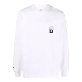 Converse x Josh Vides Long Sleeve Pocket Tee Asia Sizing “White” Converse x Josh Vides Long Sleeve Pocket Tee Asia Sizing “White”