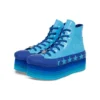 Converse x Miley Cyrus Chuck Taylor All Star Platform Faux Patent Hi “Gnarly Blue”