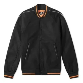 Converse x Vince Staples Insulated Varsity Jacket Asia Sizing “Black Orange”