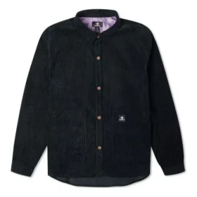 Corduroy Button Shirt Asia Sizing “Black”