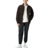 Corduroy Button Shirt Asia Sizing “Dark Brown”