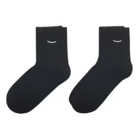 Core Twin Pack Jack Purcell Mid Crew Socks “Black”