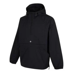 Court-Ready Oversized Anorak Coat Asia Sizing “Black”