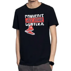 Dangling Chuck Short Sleeve T-Shirt Asia Sizing “Black”