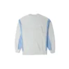 Denim Patchwork Crew Sweatshirt Asia Sizing “Blue”