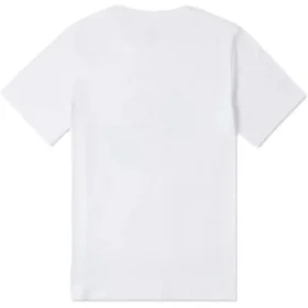 Distorted Patch T-Shirt Asia Sizing “White Orange Teal”