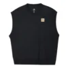 Double Twill Knit Vest Asia Sizing “Black”
