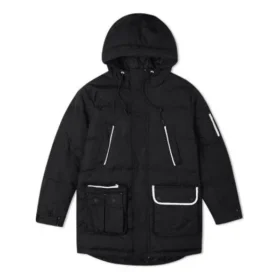 Down Mid Length Jacket Asia Sizing “Black”
