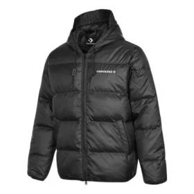 Downfilled Hooded Jacket Asia Sizing “Black”