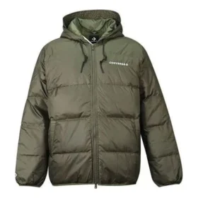 Downfilled Hooded Jacket Asia Sizing “Cargo Khaki”
