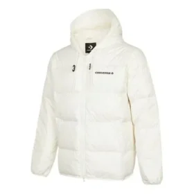 Downfilled Hooded Jacket Asia Sizing “White”