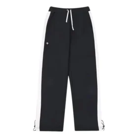 Drawstring White stripe Sweatpants Asia Sizing “Black”
