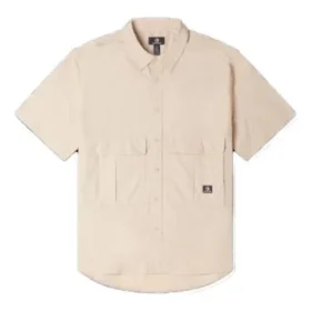 Elevated Woven Shirt Asia Sizing “Beige”