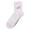 Embroidered Sneaker Patch Quater Socks Two Pairs “Pink”