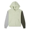 Embroidered Star Chevron Pullover Hoodie Asia Sizing “Olive”