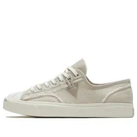 Faux Fur-Lined Leather Jack Purcell “Pink/White”