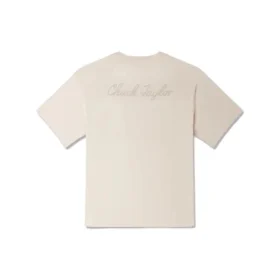 Go-To Sneaker Patch Loose Fit T-Shirt Asia Sizing “Beige”