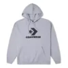 Go-To Star Chevron Loose Fit Pullover Hoodie Asia Sizing “Grey”