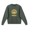 GOOD TIMES Graphic Pullover Crew Sweatshirt Asia Sizing “Olive Green”