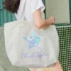 Graphic Tote Bag “White”