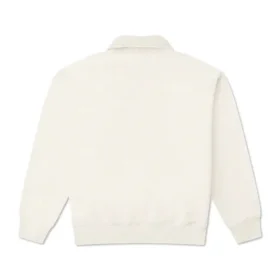 Heart Zip Sweater Asia Sizing “White”