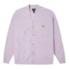 Herringbone Cardigan Asia Sizing “Purple”