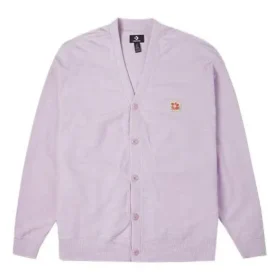Herringbone Cardigan Asia Sizing “Purple”