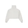HIGH NECK MOCK Crew White CREAM