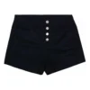 High-Waisted Athletic Shorts Asia Sizing “Black”