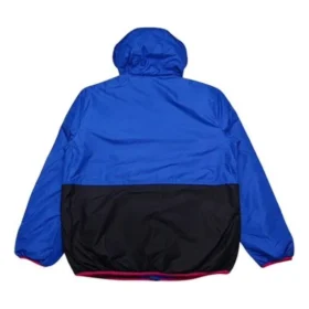 Insulated Windbreaker Jacket Asia Sizing “Blue Black”
