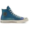 Iridescent Chuck 1970s High Top “Blue White”