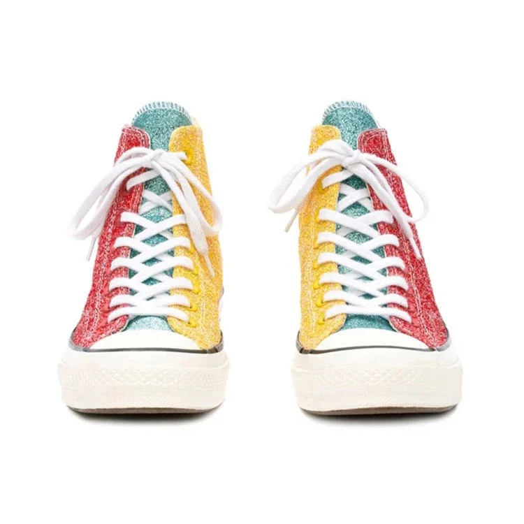 JW Anderson x Chuck 70 Hi “Glitter Pack – Cherry Sulphur” JW Anderson x Chuck 70 Hi “Glitter Pack – Cherry Sulphur”