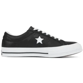Leather One Star Low Top “Black White”