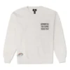 Logo Crewneck Asia Sizing “White”