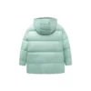 Logo Printed Down Jacket Asia Sizing “Green Black”