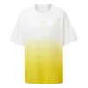 Logo Printing Gradient Short Sleeve Yellow