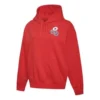 Logo Printing hooded Drawstring Red