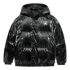 Logo Short Down Jacket Asia Sizing “Black”