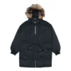 Long Down Jacket Asia Sizing “Black”