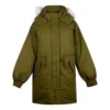 Long Down Jacket Asia Sizing “Olive Green”